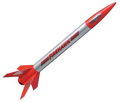 model rockets,estes rocket,Firehawk E2X Model Rocket Kit -- Easy To Assemble -- #0804