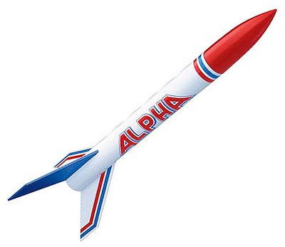 model rockets,estes rocket,Alpha Model Rocket Kit -- Skill Level 1 -- #1225