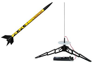 HeliCAT Model Rocket Starter Set -- Easy To Assemble -- #1465