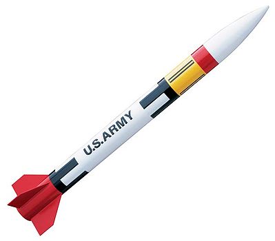 estes rockets,estes rocket,US Army Patriot M-104 Model Rocket Kit -- Skill Level 1 -- #2056