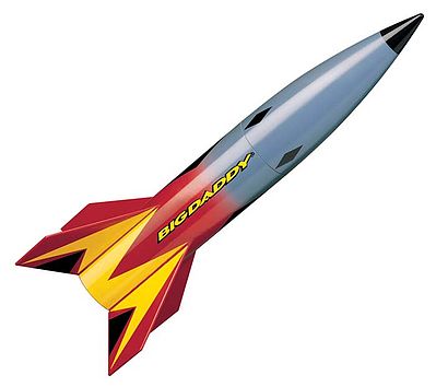 model rocket,estes rockets,Big Daddy 'E' Model Rocket Kit -- Skill Level 2 -- #2162
